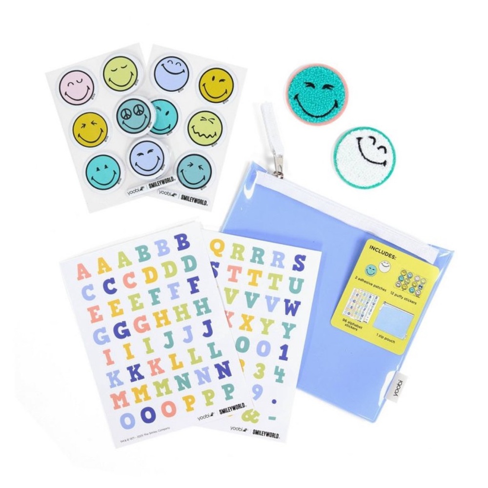 Yoobi x SmileyWorld 111-Piece Activity Set
